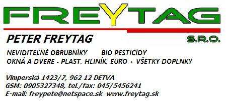 Freytag s.r.o - zastoupení Agro bio pro Slovensko